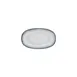 Turgla T-OHZT24OV-12 Occhio Oval Porcelain Platter, 9.5" W x 5.5" D, Blue Finish, Dinnerware Tray 1 image