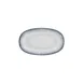 Turgla T-OHZT29OV-6 Oval Porcelain Platter, 11.5" W x 6.75" D, Blue Finish, Elegant Dinnerware 1 image