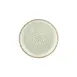 Turgla T-RMZT27DZ-12 Round 10.75" Green Porcelain Dinner Plate, Classic China Tableware 1 image