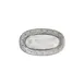 Turgla T-RUGZT29OV-6 Zafira Oval China Platter, 12" Long x 7" Short, Beige Porcelain Dinnerware 1 image