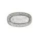 Turgla T-RUGZT34OV-6 Zafira Oval China Platter, 13.5" W x 7.75" D, Beige Porcelain, 14" x 8" 2 image