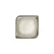 Turgla T-SZAR30KR-6 Square Porcelain Dinner Plate, 9" x 9" Square Shape, Decorative White Finish 2 image