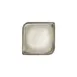 Turgla T-SZAR30KR-6 Square Porcelain Dinner Plate, 9" x 9" Square Shape, Decorative White Finish 1 image
