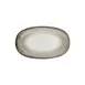 Turgla T-SZZT34OV-6 Spazio Oval Porcelain Platter, 13" Wide x 8" Short, Decorative Dinnerware Tray 2 image