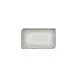 Turgla T-VISAR28DT-12 Rectangular Green Porcelain Dinner Plate, 9.5" x 6" Size, Fine China Tableware 2 image