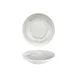 Turgla T-WEFL23CK-6 Wave Deep Plate, 9" Round Porcelain Dinner Plate, Blue, 34 oz Capacity, Deep Rim 1 image