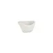 Turgla T-ZT01ST-24 Creamer Pitcher, 3.25" x 2" , 2 oz Oval Warm White Porcelain, No Handle 1 image