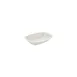 Turgla T-ZT20DKY-12 Gourmet Deep Rectangular Plate, 7.75" x 5.5" Warm White Porcelain with Deep Rim 1 image