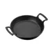 Turgla TCB1320RBLK Cast Iron Fry Pan, 7.75" Dia x 1" H, Dual Handles, Black Finish, Induction Ready 1 image