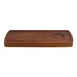 Turgla TRG02RCB - Rectangular Wooden Serving Plate, 13.75" x 6", Brown Finish, Natural Wood 2 image