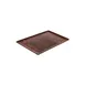 Turgla TRI535 EcoGrain Platter, Rectangular Plastic Plate, 12.75" x 10.5" x 0.5", Brown 2 image
