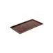 Turgla TRI536 - EcoGrain Composite Rectangular Plate, 12.75" x 7", Brown Flat Plastic Dinnerware 2 image