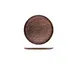 Turgla TRI745 EcoGrain Composite Plate, 9.75" Diameter Round Deep Brown, 8-9" Size, Dinnerware 1 image