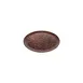 Turgla TRI746 EcoGrain Composite Plate, 11" Round Deep Reusable Plastic Dinnerware, Brown Color - 1/Each 2 image