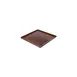 Turgla TRI748 EcoGrain Composite Plate, 8.75" x 8.75" Square Brown Reusable Plastic Flat Dinnerware 2 image