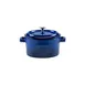 Turgla TTMN10CBL Cast Iron Baking Dish, 4" x 2" (13 oz), Round Blue Finish, 11-20 oz Capacity 1 image