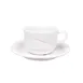 Turgla XT01CF00 X‑tanbul Cup – 3.5" Dia x 2.5" H, 7 oz Round White Porcelain, Stackable 2 image