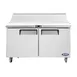 Atosa USA MSF8302GR 48" Two Section Sandwich/Salad Prep Table w/ 2 Doors, 12 Pans, 13.4 cu. ft. 5 image