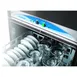 Eurodib DSP3 Lamber 18" High Temp Undercounter Glasswasher, 30 Racks/Hr, Gravity Drain 7 image