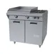 Garland US Range M48-23S 34" Gas Heavy Duty Range w/ (2) Open Burners, 23" Griddle Left w/ Thermostatic Controls, (1) Cabinet Base, 114.000 BTU 1 image