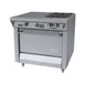 Garland US Range MST42-6R-E 34" Gas Heavy Duty Rangw w/ (2) Open Burners, (1) Even Heat Hot Top, Electric ignition and Flame Fail, (1) Standard Oven, 140.000 BTU 1 image