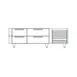 Garland US Range UN17FC54 54" 1-Section Polar Cuisine Freezer Chef Base w/ 2 Drawers 1 image