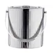 TableCraft Products 12972 Ripple Ice Bucket, 2.75 Qt (64‑124 Oz), 7.5" Cube, Steel, Silver Finish 1 image