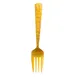 TableCraft Products 12995 Solaire Serving Fork, 9" Length, Four‑Tine Gold PVD Stainless Steel 1 image