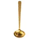 TableCraft Products 12996 Solaire Ladle, 1.5 oz, 2.75" x 2.75" x 9" Stainless Steel Gold PVD Finish 1 image