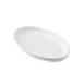 TableCraft Products 13115 - Terra Collection Serving Plate, 7" x 4" x 0.875", Oval Melamine White 1 image