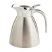 TableCraft Products 13137 Coffee Carafe & Creamer, 18 Oz, 6.5" x 5.1" x 6.5" Brushed Stainless Steel 1 image