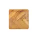 TableCraft Products 13154 Aeris Plate, 6" x 6" 0.5" Melamine Wood Pattern, Tone on Tone 1 image