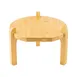 TableCraft 13379 Stand, 11.25" x 11.25" x 8" Coated Bamboo Yellow, Fits 12999 & 13000 1 image