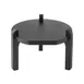 TableCraft Products 13380 Stand for Beverage Dispensers, 11.25" x 11.25" x 8" Painted Black Wood Base 1 image
