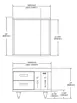 Garland US Range GN17FR46 46" 1-Section Arctic Fire Freezer Chef Base w/ 2 Drawers, Remote 2 image