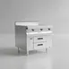 Garland US Range GN17C46 46" 2 Drawers Arctic Fire Refrigerated Chef Base, Self-Contained 2 image