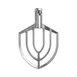 Hobart BEATER-HMM20 Centerline Flat Beater for 20 Qt. Planetary Mixer 1 image