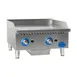 Globe GG24G 24" Countertop Gas Griddle, Manual Controls, 1" Steel Plate, 60.000 BTU 1 image
