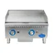 Globe GG24G 24" Countertop Gas Griddle, Manual Controls, 1" Steel Plate, 60.000 BTU 3 image