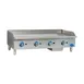 Globe GG48G 48" Countertop Gas Griddle, Manual Controls, 1" Steel Plate, 120.000 BTU 1 image
