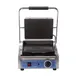 Globe GSG10 13" Bistro Single Sandwich Panini Grill w/ 10" x 10" Smooth Plates, 120V 1 image