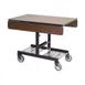 Lakeside 74410 Room Service Table, Rectangle, Tri-Fold, 40"W x 36"D x 31"H, Black Frame 1 image