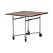 Lakeside 74413S Choice Series Room Service Table, Square, 36"W X 36"D X 30"H, Chrome Frame 1 image