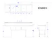 GSW USA SE16203D18 85" S.Steel 3 Compartment Sink with 2 Drainboards, 84-3/8"W X 26"D X 45"H 3 image