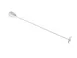 Mercer M37012MUS Mustache Bar Spoon, 13-1/4" Twisted Stem, One‑Piece 18/8 Stainless Steel 1 image