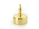 Mercer M37135GD Barfly Replacement Threaded Dasher Top, Gold Finish, Fits M37134GD/M37334GD - 1/Case 1 image
