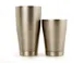 Mercer M37200ANG Cocktail Shaker Set, 2‑Pc 28 oz & 18 oz Bottom, 18/8 Stainless Steel, Gold Exterior 1 image