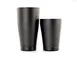 Mercer M37200MBK Black Out Lattice Shaker Set, 28 oz & 18 oz Stainless Steel, Matte Black 1 image