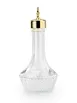 Mercer M37334GD Bitters Bottle, 1.7 oz (50 ml), 2‑1/4" Dia x 4‑7/8" H, Gold Plated Dasher, Clear Glass 1 image
