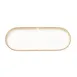 Steelite 82115AND0607 - Oblong Bone China Tray, Diamond, 10" x 3.25" x 0.875", - 1 Dozen 1 image